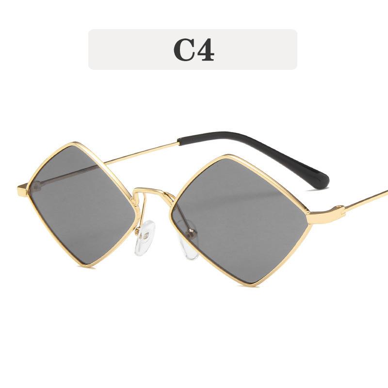 Fashion Trend Sunglasses for Women Retro Men Classic Metal Multi Side Small Frame Sun Glasses Uv400 Luxury Brand Eyeglass