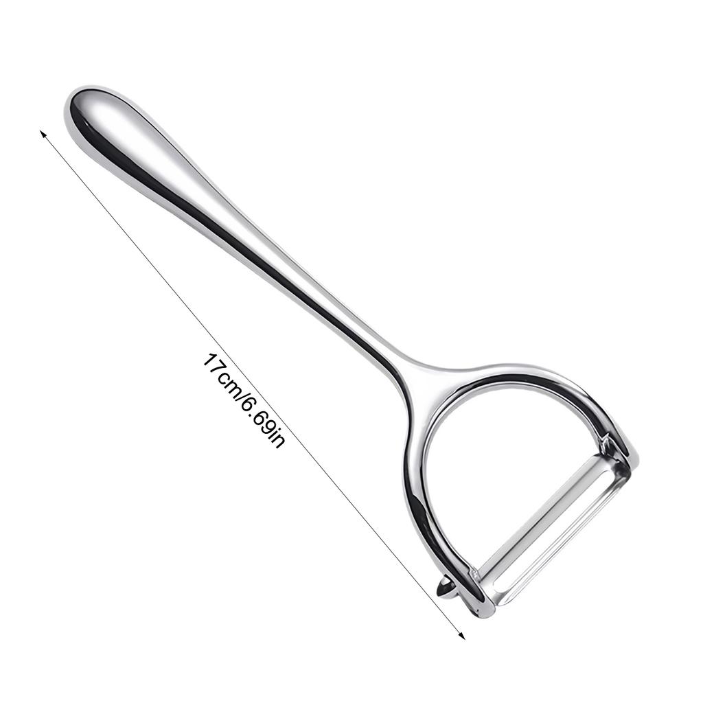 Vegetable Peeler with Plastic Handle and Stainless Steel Blade for Potato Apple Carrot