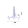 5 Pack Clear display easel Stand Plate Photo Frame Pedestal Picture Holder folds