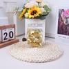 12Pcs Plastic Christmas Hanging Ornaments Glittering Diy Xmas Tree Pendant Star Shaped Party Supplies Festival Decorations
