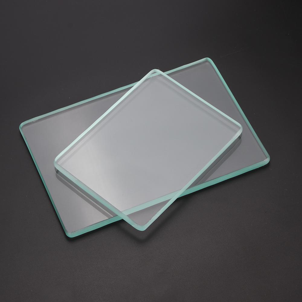 1pcs Leathercraft High-Strength Tempered Glass Pad Tools, Handmade Diy Polishing Board, Diy Handcrafted Glass Scraping Plate