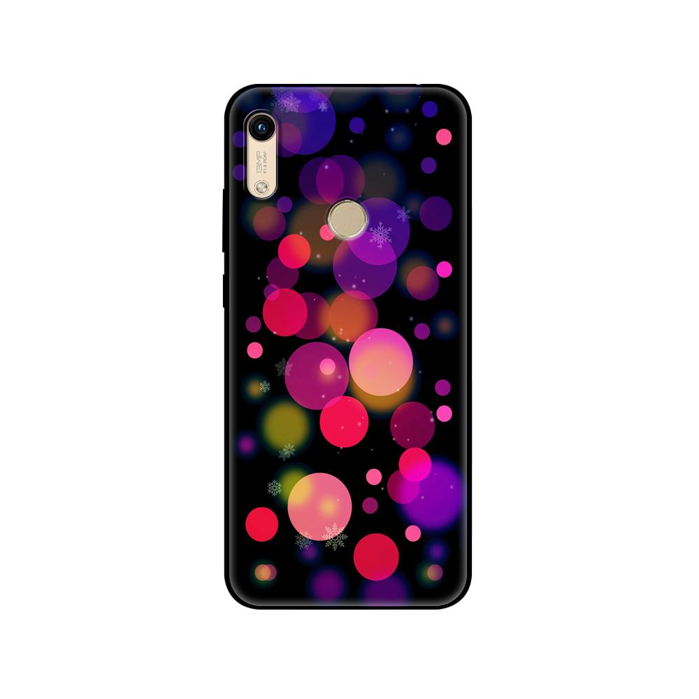 Black Tpu Case For Honor 8a Prime 8s 9 10X Lite 9A 9C 9X Premium Pro 9S Case Cover Winter New Year Christmas