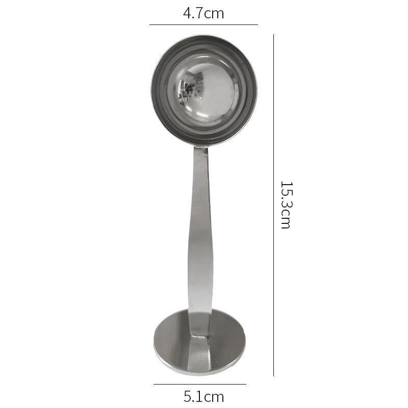 

MDNG Standable Stainless Steel Coffee Tamper & Measuring Spoon Set
