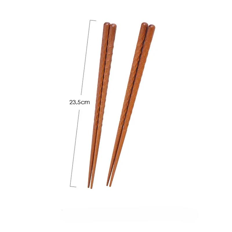 

1 пара Деревянные палочки для еды Экологически чистые продукты Посуда Натуральное индонезийское железное дерево Японская посуда для суши