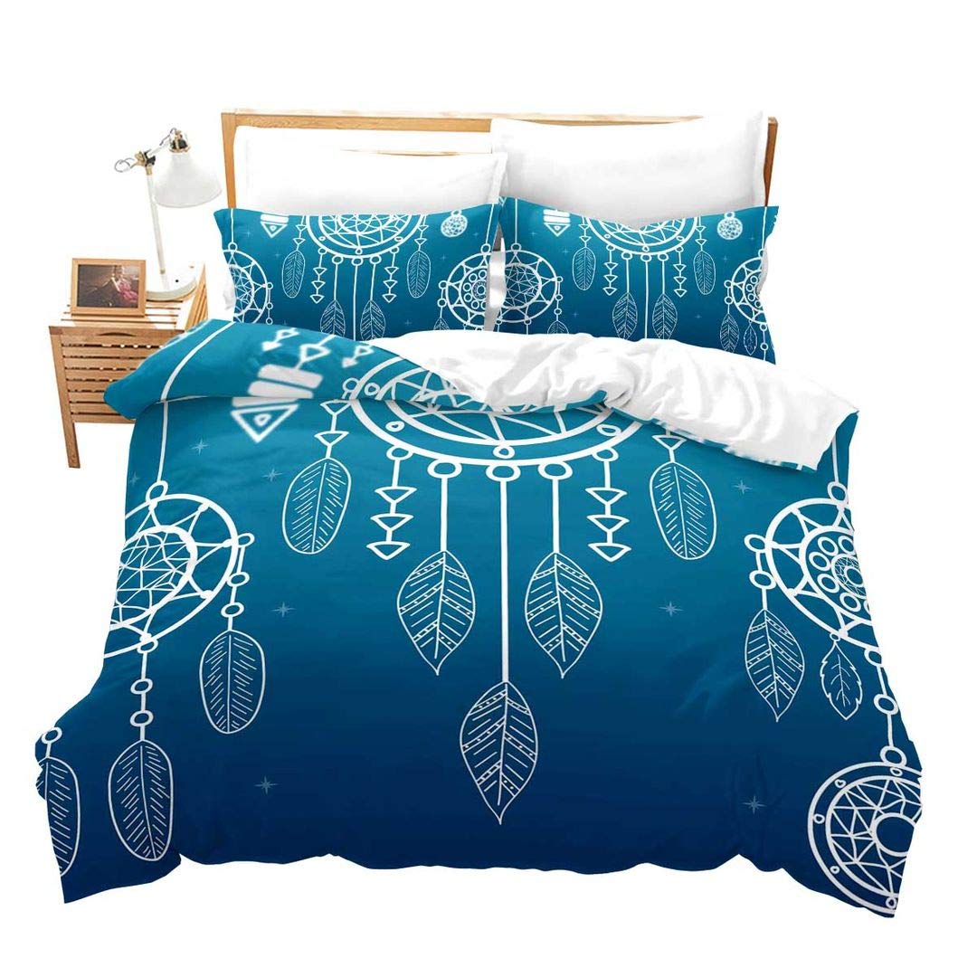 

Cartoon Dreamcatcher Duvet Cover Set Single King Bohemian Bedding Microfiber Comforter For Girls Women Bedroom Decor EU single(135x200cm)