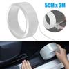 5cm*3m Car Door Plate Sill Scuff Cover Anti-Scratch Film Sticker Accessories