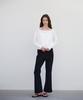 BUT'TON Deep V-Neck Knit Set (Ivory)