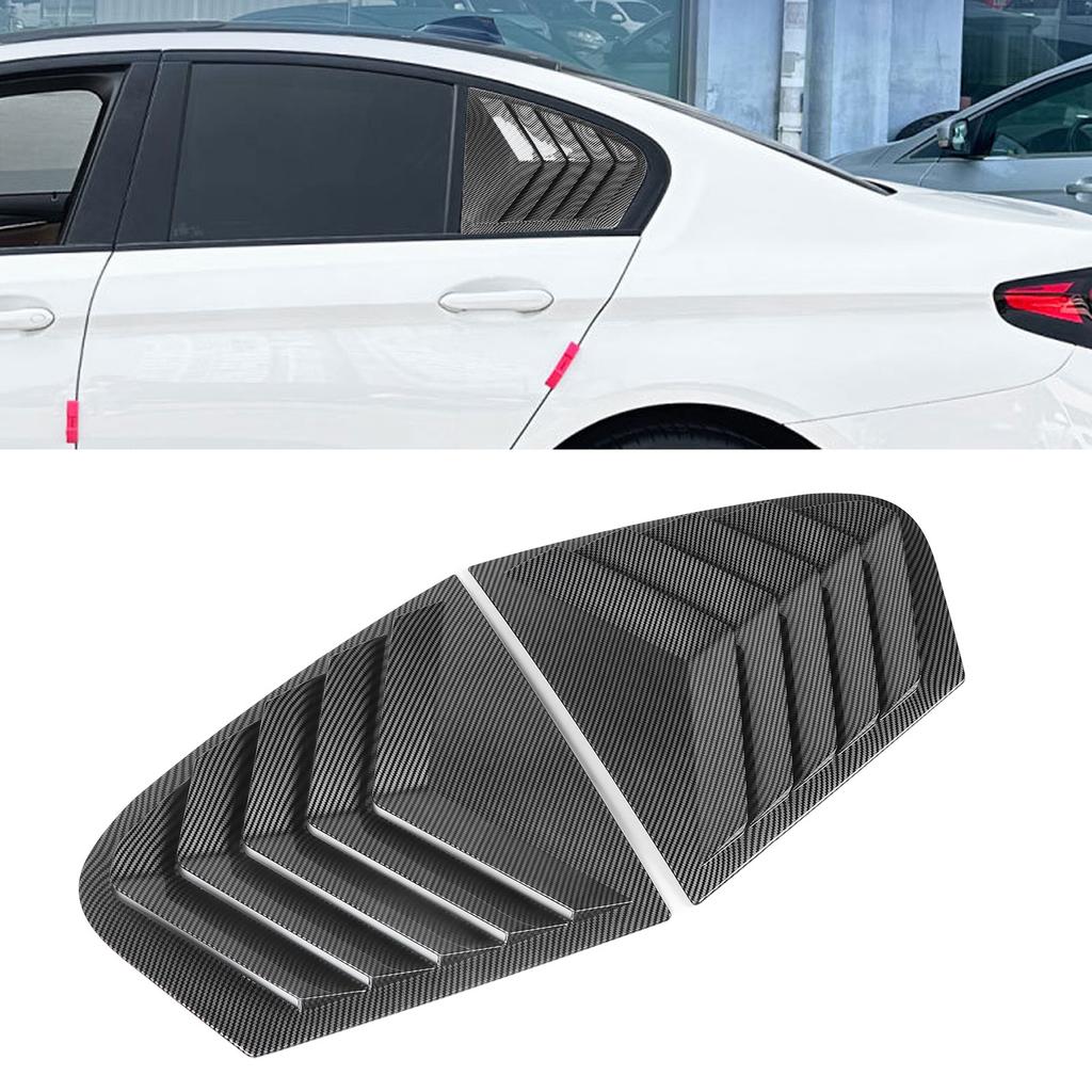 P  of Rear Side Window Louver Cover Left Right Rear Window   Vent Scoop Shades Cover for 5 Series G30 2018-2023
