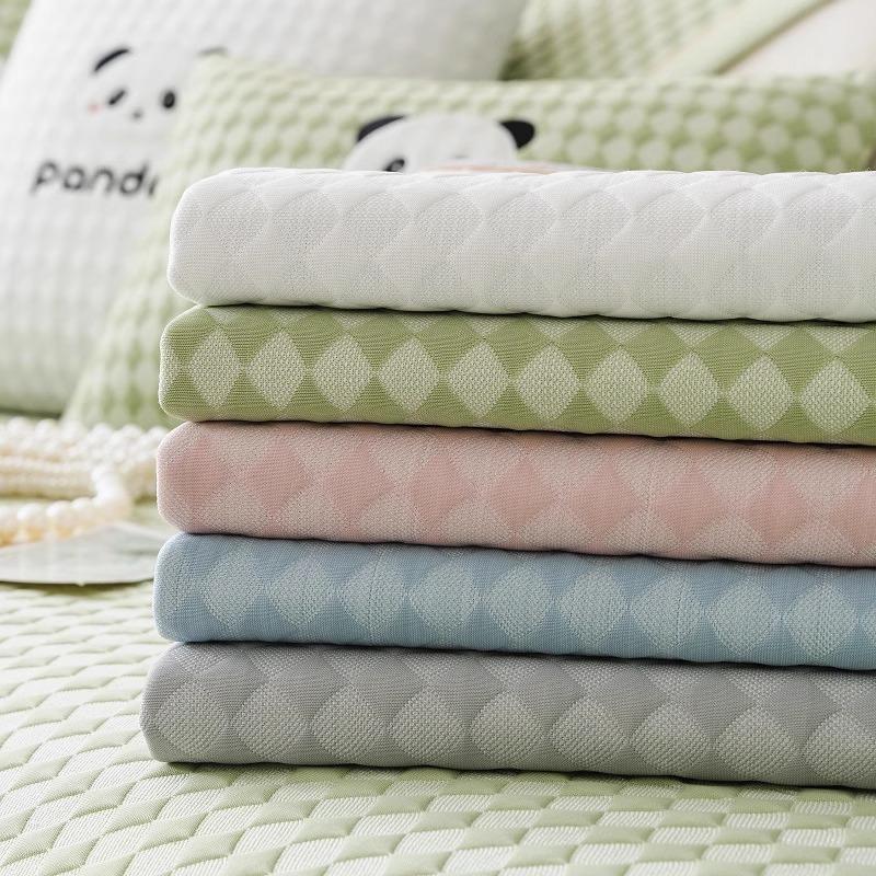 Ice Silk Mat Sofa Cushion Summer Non-Slip Seat Cushion Cartoon Cute Wind Cooling Sofa Cover Backrest Towel Cover Cloth