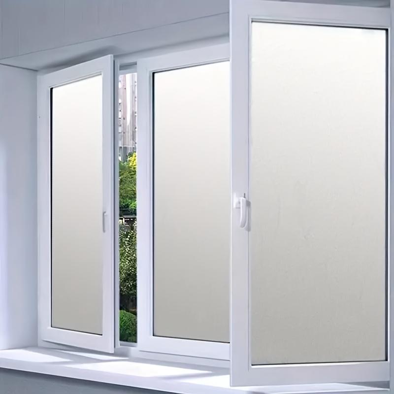 

Один рулон, Конфиденциальная оконная наклейка - Офис, Ванная комната и Дом Матовая стеклянная пленка - Полупрозрачная и Непрозрачная - Статическое прилипание - Блокирует подглядывания и блики 60*200CM/23.62*78.74IN прозрачный