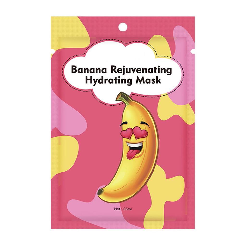 Maschera Viso Cartone Animato Frutta Carina Maschera Bellezza Cosmetici Coreani Maschera Cura della Pelle Maschera Mascara Frutta Biologica 25ML