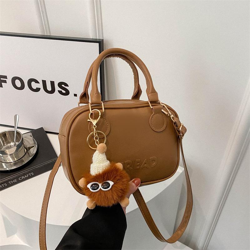 Chic Pu Small Handheld Square Bag For Women Casual Everyday Use With Zipper