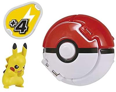 TAKARA TOMY Monster Monster Collection Pokedelze Pikachu Pokemon Figure Toy Ages 4 and Up Passes Toy Safety Standards ST Mark Certification Pokemon