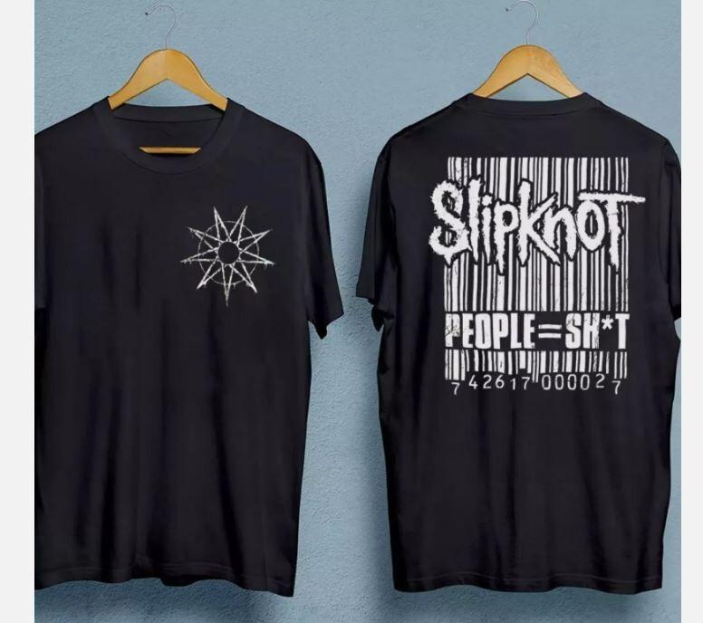 26 HOT NEW Slipknot People Black 2 Sides T-shirt Unisex All Sizes Unisex T-Shirt