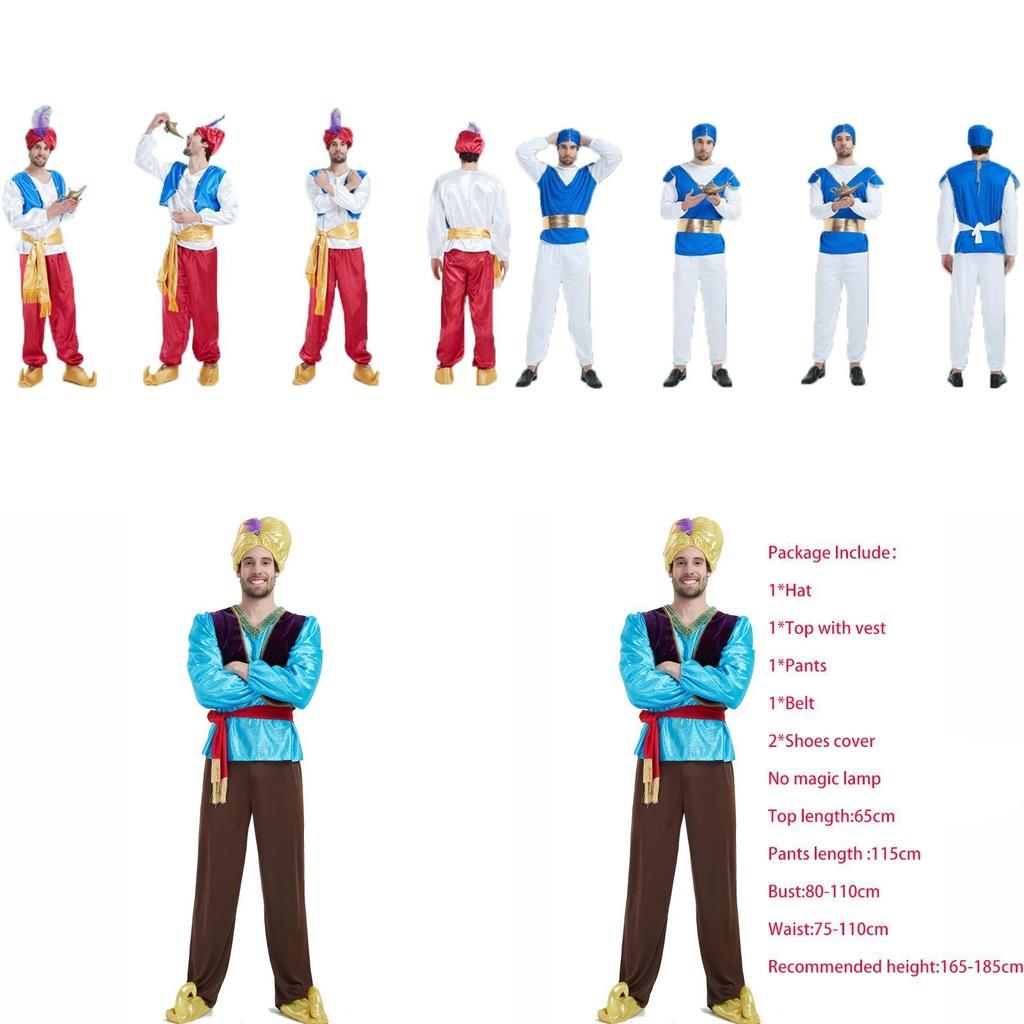 Vibrant Adult Aladdin Magic Lamp Princess Jasmine Halloween Costume For Parties