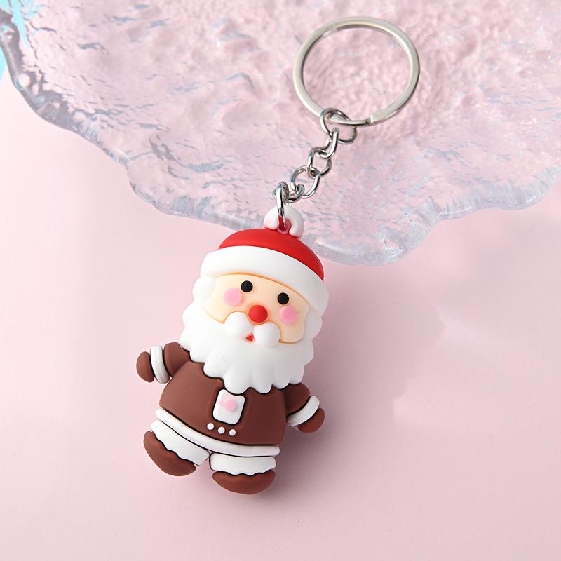 Детские подарки Рождественский брелок в виде лося со снеговиком Подвеска Счастливого — фото 13