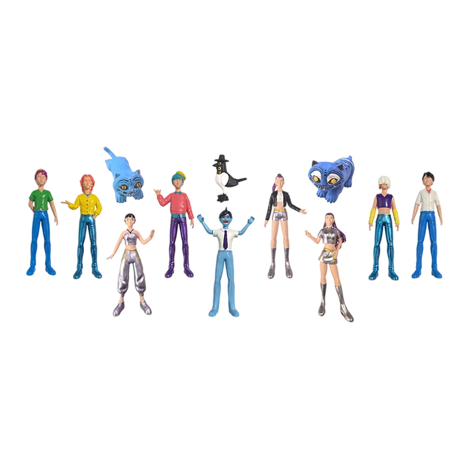 

12 шт. 3D Знаменитость - Фигурка Игровой Периферийный Кукла Модель Украшения One Size