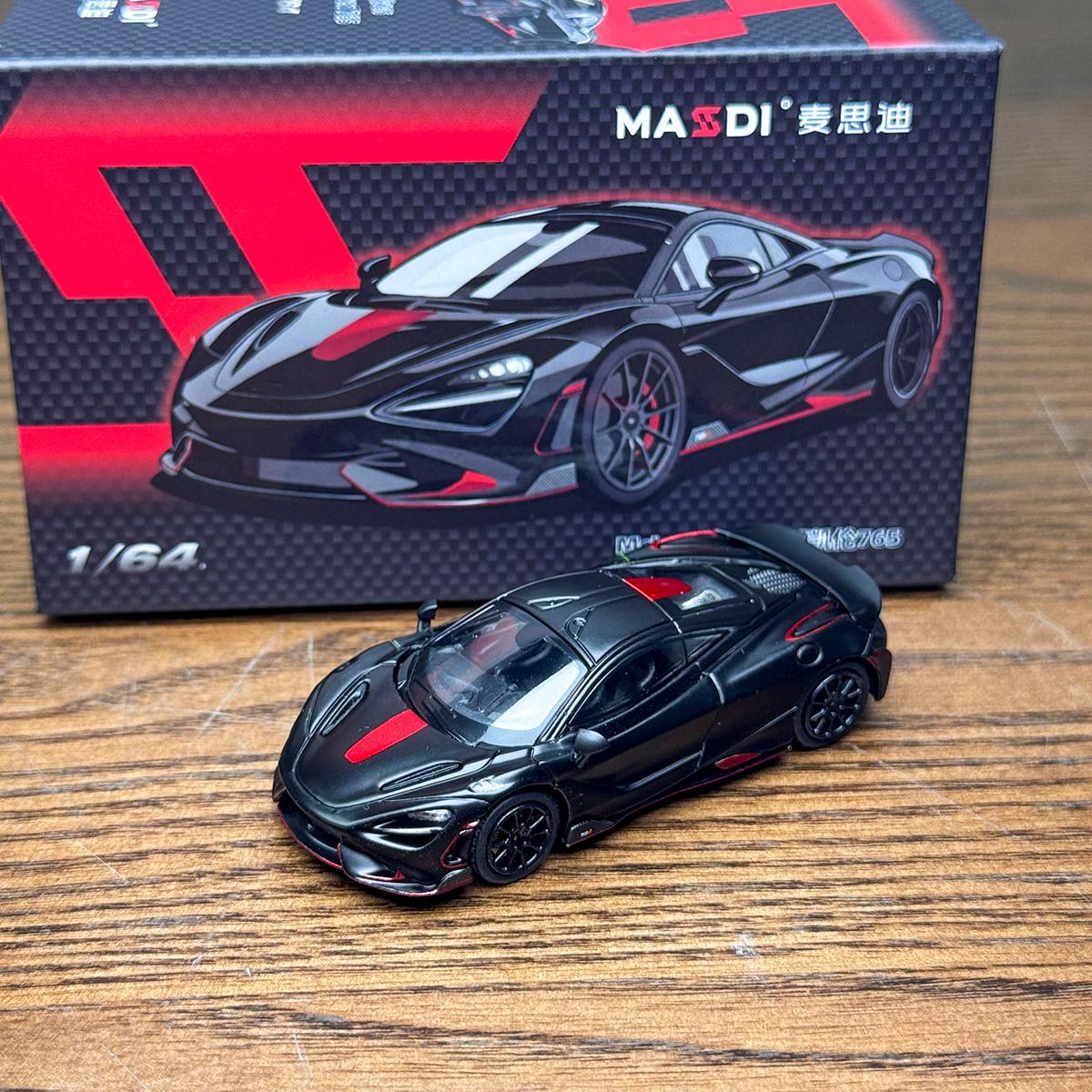 ABBO1 MASDI 1:64 1:64 765 Литая модель автомобиля чёрный