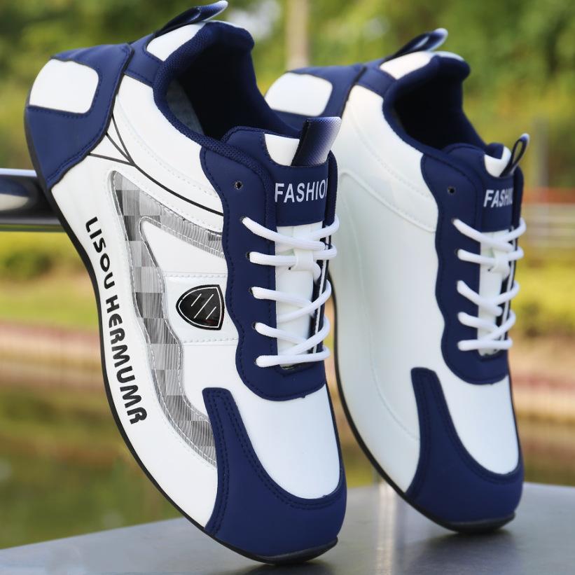 

Высококачественная мужская обувь, осенняя кожаная водонепроницаемая спортивная обувь, молодежная легкая универсальная повседневная обувь для пап, кроссовки для бега для студентов 44