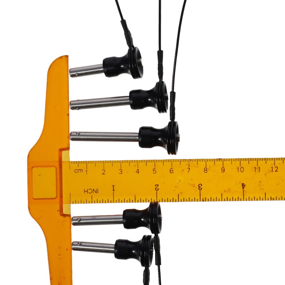 Diameter 6mm Ball Locking Pins Stainless Steel Quick Release Pin Easy To Carry with Button Handle