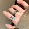 Unique Butterfly Flower Ring Retro Style Statement Pieces For Fall Winter Outfits Fashion Jewelry Gift