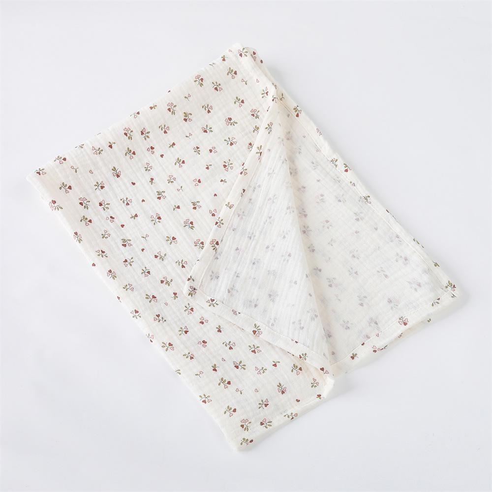 85*65cm Muslin Squares Baby Swaddle Blanket Newborn Diaper Bedding Cotton Stroller Blankets Infant Nap Cover