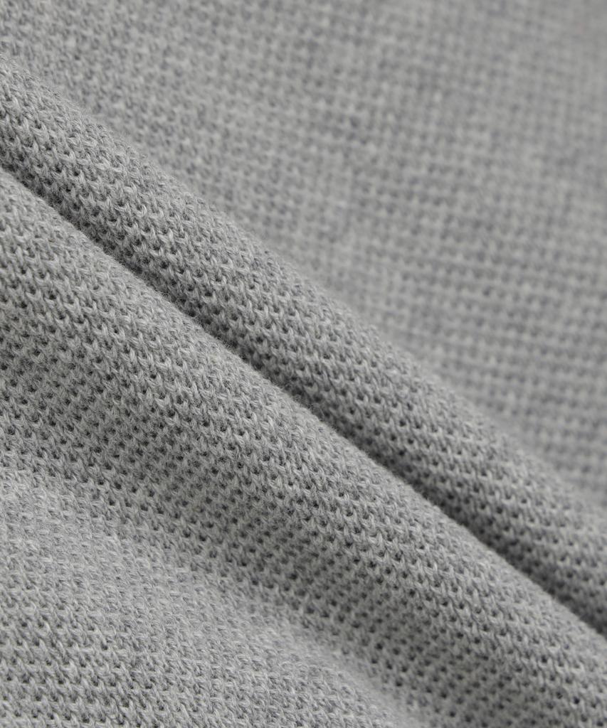 BROOKS BROTHERS Tuck Knit Full Zipper Sweater (Grey) (Bbwzmbg103)