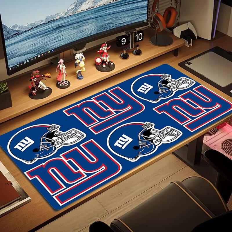 New York Giants Print Cushion Non-slip Laptop Tablet Big Mousepad XXL Mat Mini PC Playmat With Lock edge