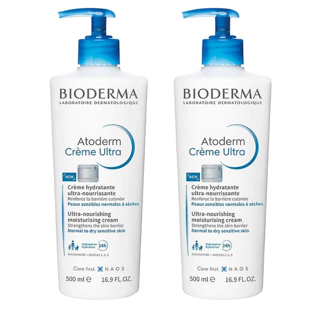 Bioderma Atoderm Ultra Cream 500ml 2-pack
