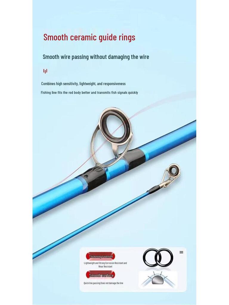 Lei Luya Ultra-Hard Boat & Casting Fishing Rod Set with Anchor and Frog Long-Distance Features