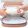 Women's Cute Cosmetic Bags Travel Toiletry Bag Waterproof Leather Cosmetic Bag Set with Handle Zipper Portable Makeup Bags Storage Bag On-the-Go