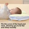 Cool-Touch Space Partition Baby Pillow for 6M-3Y, 4-Season Breathable, Spine Support, Essential for Toddler & Kindergarten Use