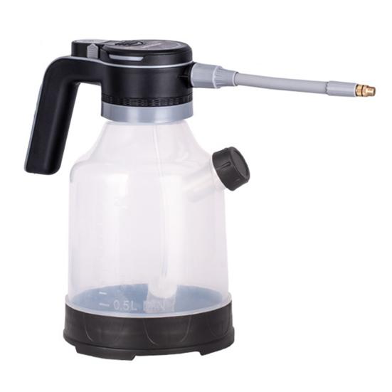 Electric Spray Bottle 3L Automatic Plant Mister Rechargeable Battery Powered Watering Can Sprayer with Adjustable Nozzle for Gardening Cleaning