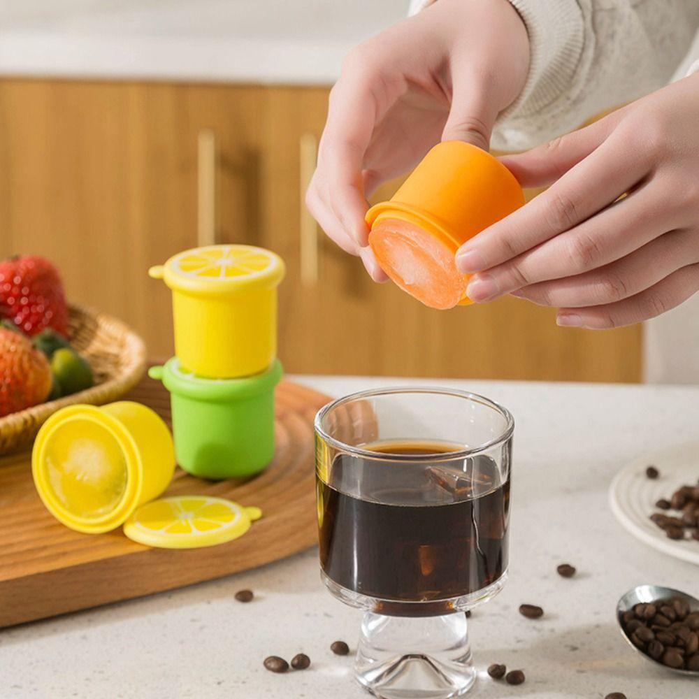 PE Ice Cube Mould Lemon Pattern Ice Cube Tray Simplicity Mould