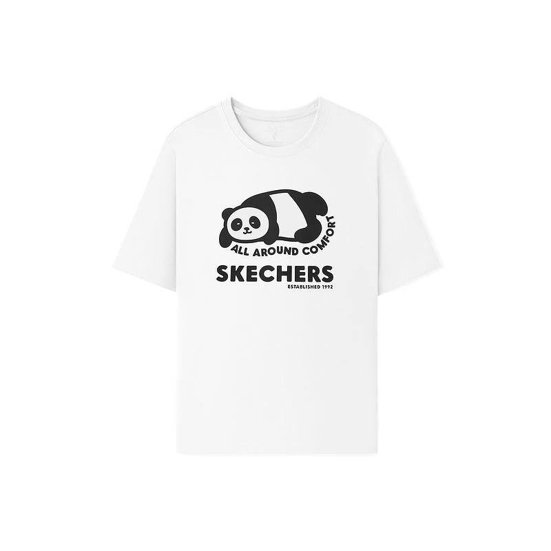 Skechers Comfortable Fashionable Trendy Simple Short Sleeve T-Shirt Unisex Tops L325U101-0019 M