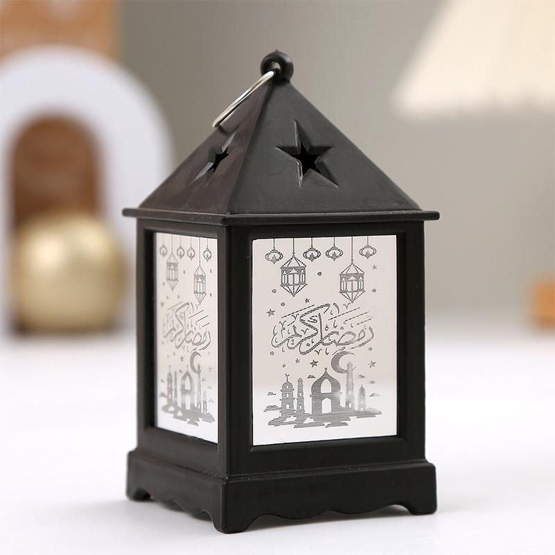 Eid Mubarak Wind Lantern Ornaments Ramadan Led Portable Lamp Eid Al Adha Gifts Muslim Gurbang Ramadan Decoration For Home