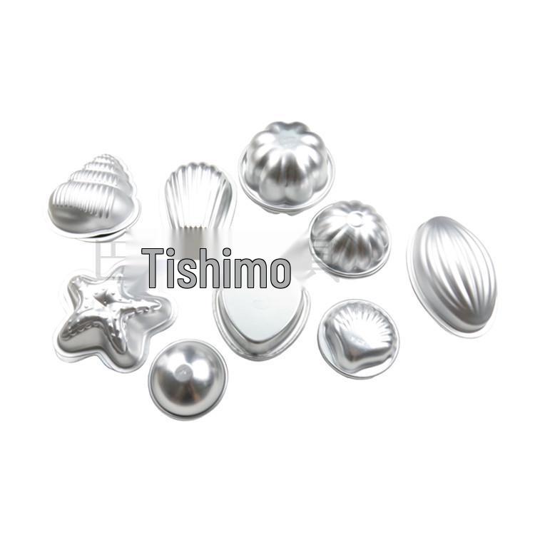 Aluminum Alloy Bath Bomb and Soap Mold - Shallow Hemisphere Design