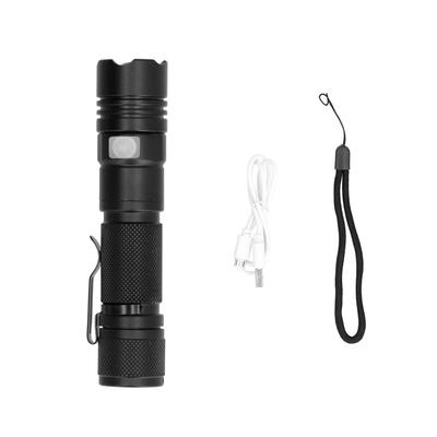 P50 LED Taschenlampe Hohe Helligkeit LED Outdoor USB Wiederaufladbar Aluminiumlegierung Mini Taschenlampe mit Clip