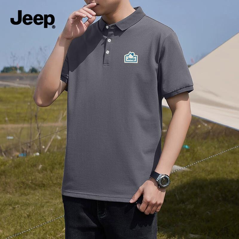 JEEP Men s Business Performance Polo Shirt L