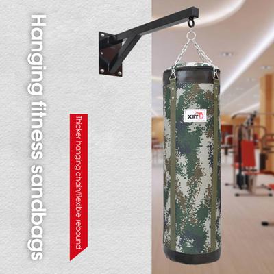 Canvas Boxing Bag Hanging Design High Strength Good Toughness Empty Punching Bags for