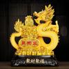 Dragon Decoration Simple Household Fortunate Golden Dragon Living Room Porch Office Desktop Decoration Mascot Housewarming Gift