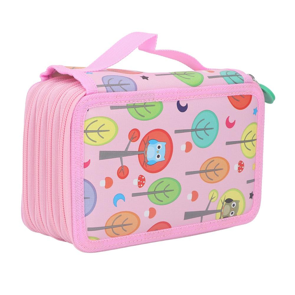 Foldable Colored Pencil Case 4 Layers Colored Pencil Bag Pencil Holder Art Beginner