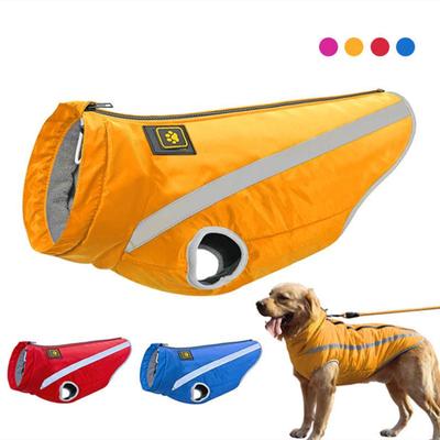 Reflective Waterproof Dog Coats XL-6XL Plus Size Autumn Winter Warm Puppy Clothes Pet Padded Jacket