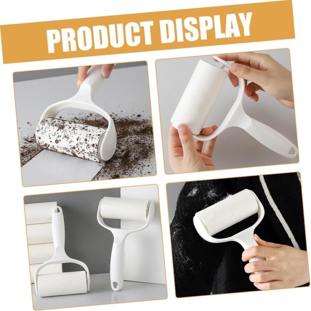 Sticky Fluff Roller Brush, Removes Pet Hair and Clothing Dust, Reusable Roller Type Hair Sticking Tool