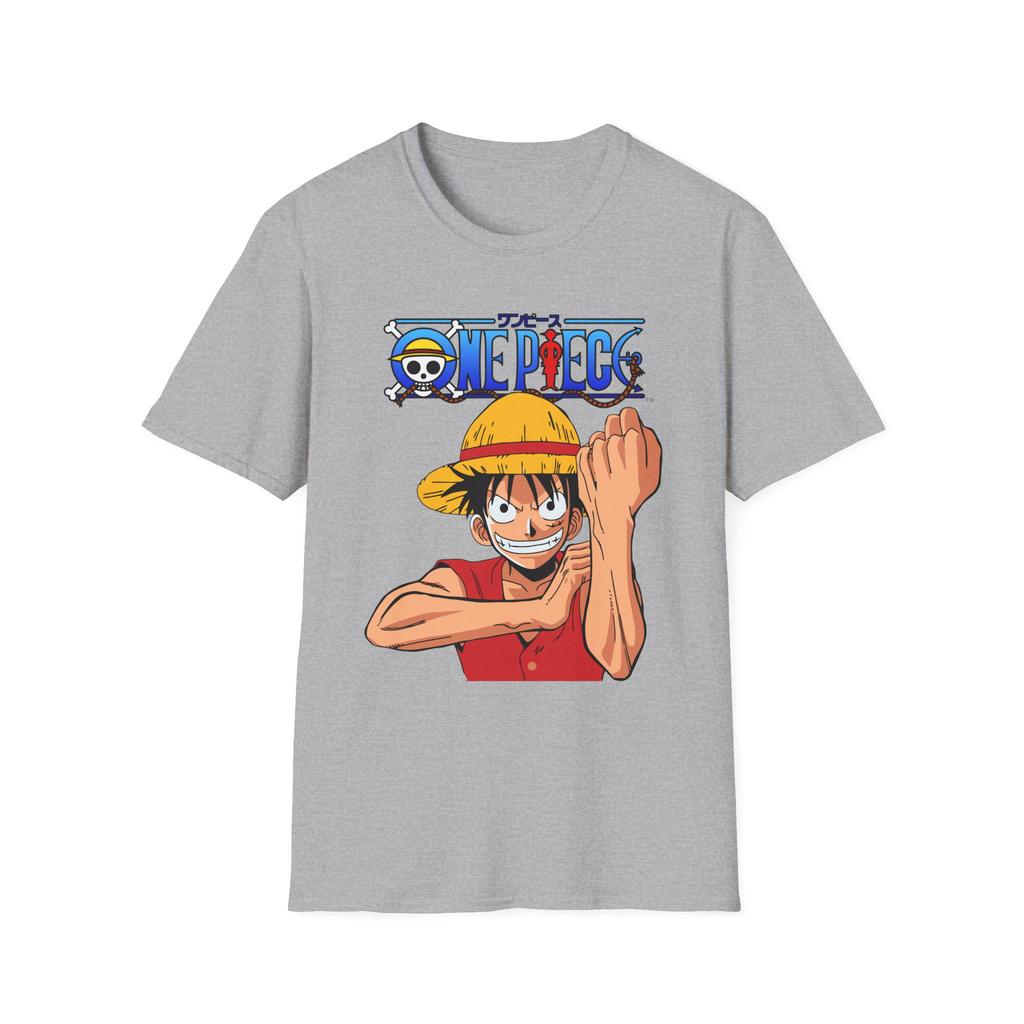 2026 Summer ONE PIECE Retro Cosplay Tshirt Unisexs Oversize Casual Cotton Printed Shortsleeved Unisex Childrens Sports Shirt