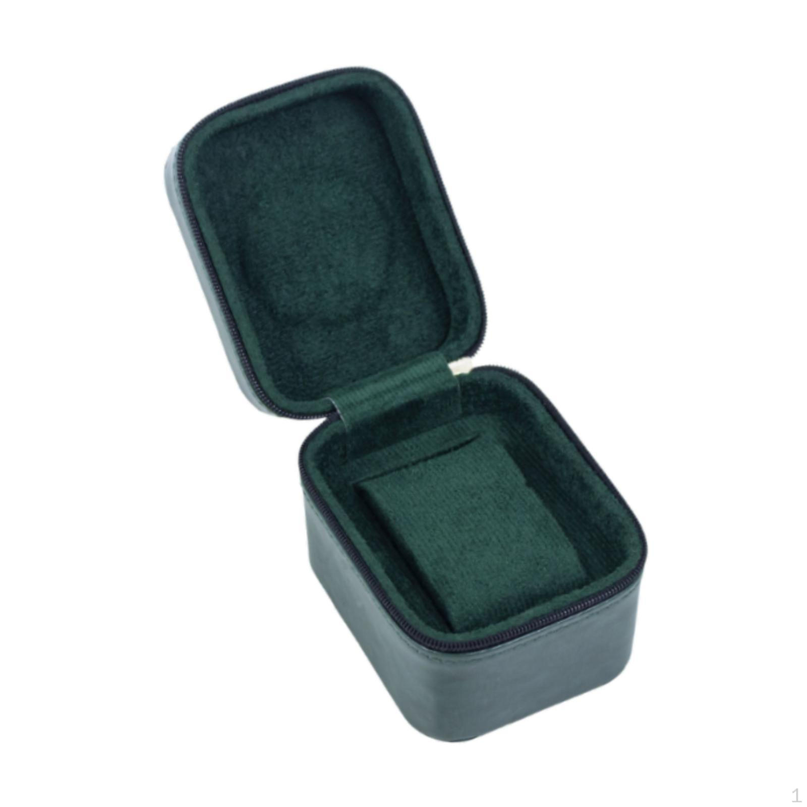 

Одиночные часы шкатулка для хранения ювелирных изделий кейс органайзер дисплей наручных часов