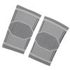 1 Pair Self Heating Knee Sleeve 360 Degrees Wrap Highly Elastic Soft Breathable Wormwood Knee Heating Sleeve for Winter