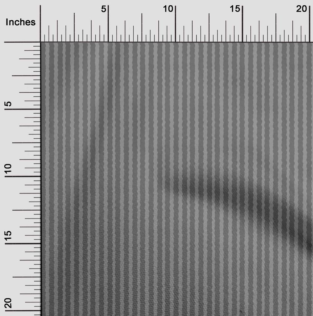 oneOone Bavlnená pružná sivá látka Prúžky Prešívacie potreby Tlačiť Šijacie látky By The Yard 40 palcov
