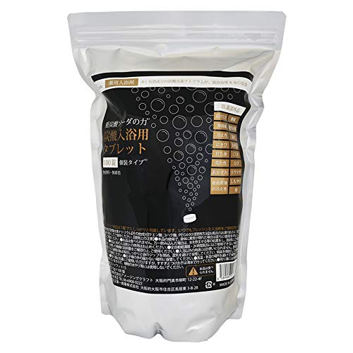 

Sin Medicated Bicarbonate Bath Additive Tablets, 15g x 100 Tablets, Individually Packaged, Fresh, Additive-Free, and Color-Free