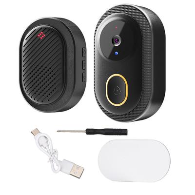 Wireless Smart Video Doorbell with Voice Changing Two Way Talk Night Vision 2.4GHz WiFi Doorbell